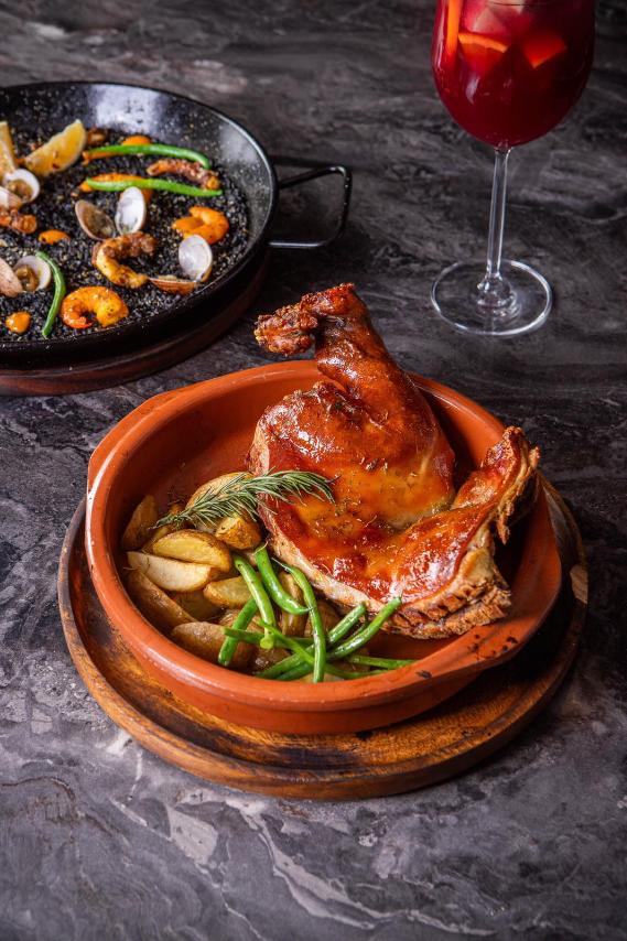 A quarter of Cochinillo, perfectly crisp and tender—just right for intimate celebrations. Available at Azadore in Quezon City, it's a feast-sized flavor in a shareable portion. Ideal for small groups who want big, unforgettable bites