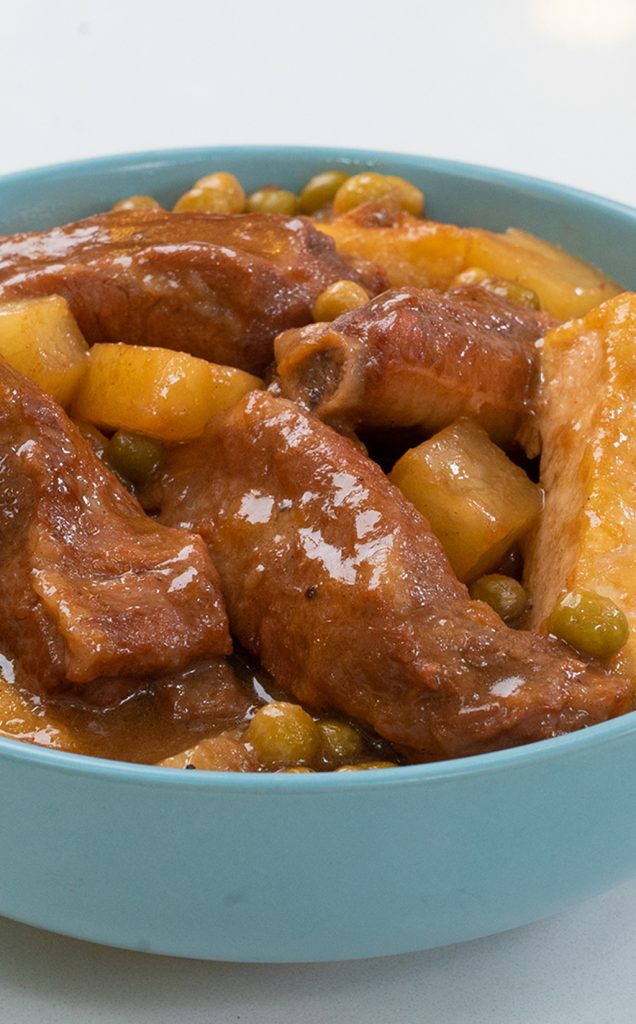 Pork Tofu in Banana Catsup