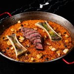 Wagyu and Bone Marrow Paella at Cantabria by Chele — A dish that bridges two worlds: the rustic soul of northern Spain and the indulgent generosity of Filipino hospitality. The wagyu is seared just enough to hold its flavor, while the marrow melts into the rice like a secret passed down. It’s not just a main course—it’s a memory made edible.