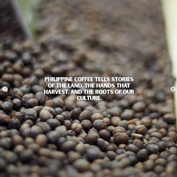 Philippine coffee content creator Timdrinkscoffee captures a mound of roasted coffee beans, reflecting his passion for honoring local farmers and the craft behind every cup.