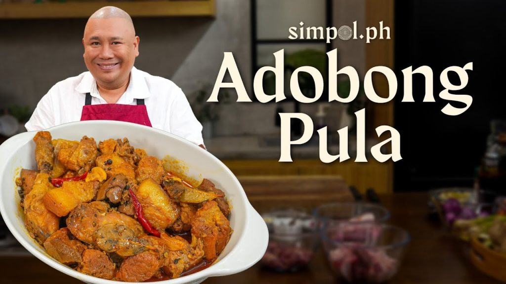 Adobong Pula Recipe