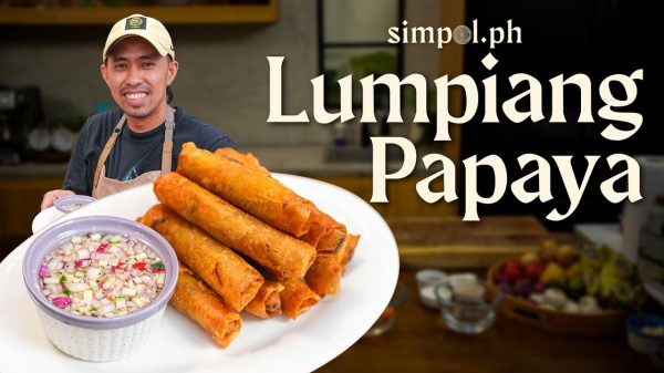Crispy Lumpiang Papaya