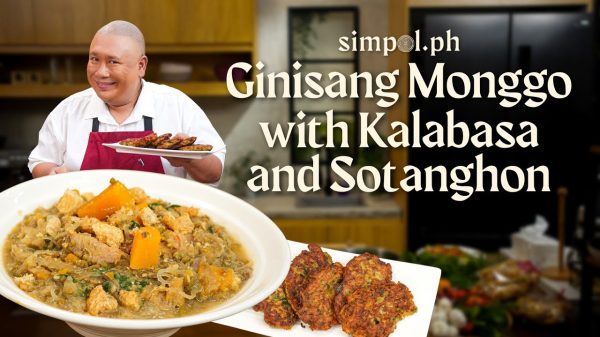 Ginisang Monggo with Kalabasa and Sotanghon