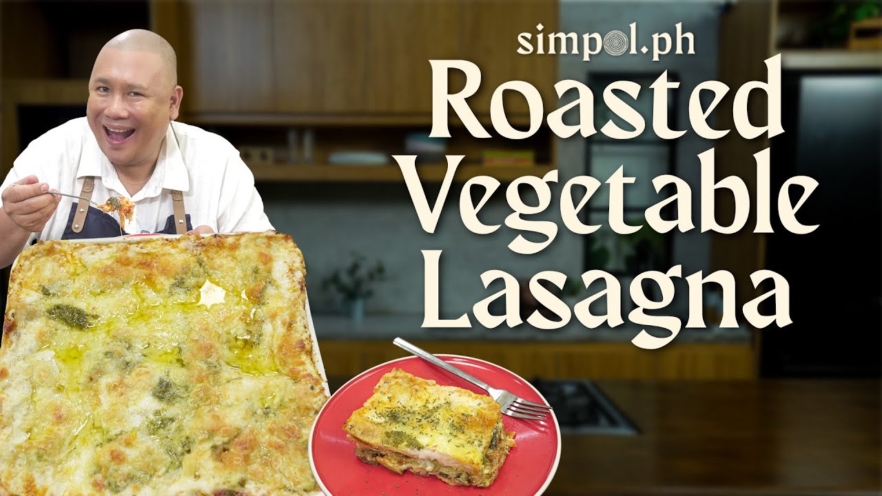 Healthy Roasted Vegetable Lasagna Recipe with Barilla Lasagna