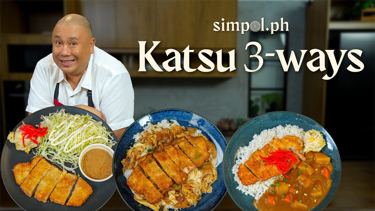 Katsu 3-Ways | Tonkatsu, Katsu Curry, and Katsudon Easy Recipes